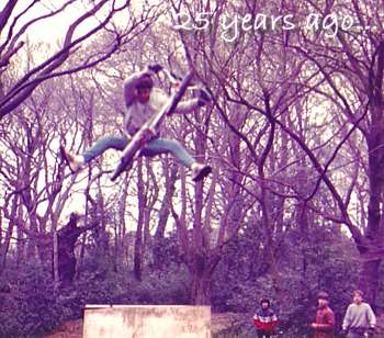 Max on Haro - BMX jump 25 years ago